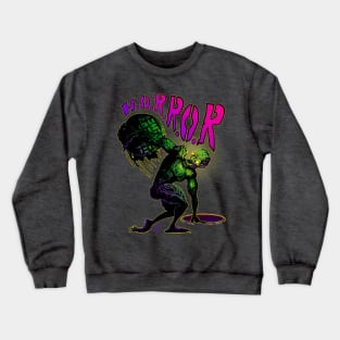 Horror Movie Creature Humanoid Undercover Discóbolo Crewneck Sweatshirt